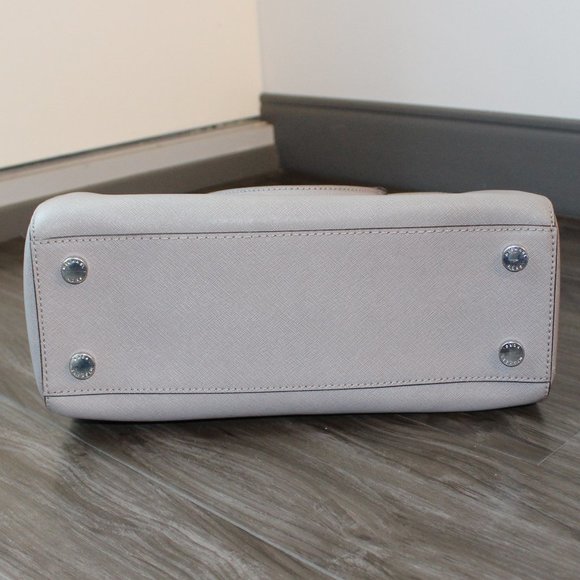 Michael Kors Kellen Saffiano Leather Satchel - Picture 10 of 13